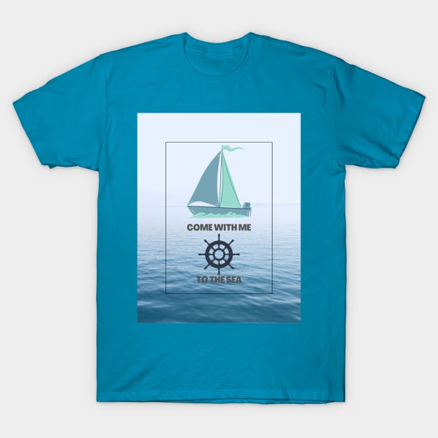 Sea sailing design T-Shirt by Metro Boomin